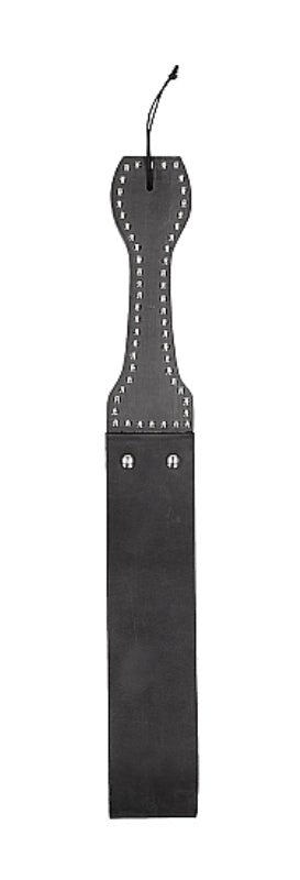 Pain Leather Belt Whip Slapper with Wooden Handle - Paddles And Slappers