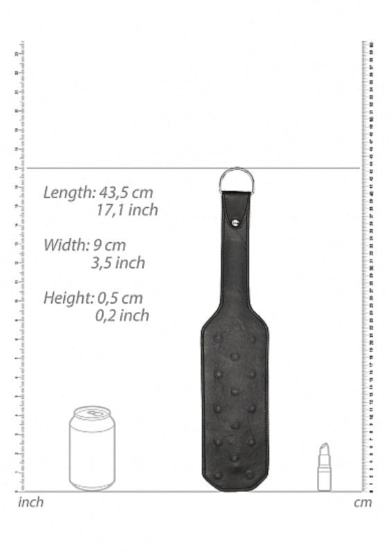 Pain Leather Vampire Bondage Paddle - Paddles And Slappers