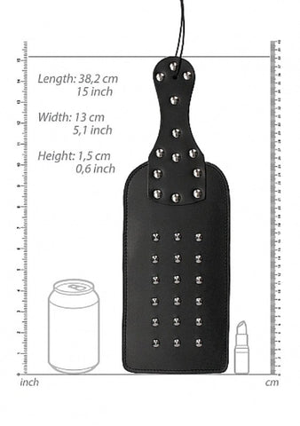 Studded BDSM Play Impact Paddle by Shots Toys - Paddles And Slappers