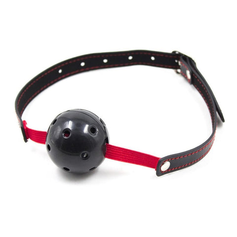 Pin Buckle Breathable O Ring Ball Gag by BDStyle - Bondage Gags and Bits