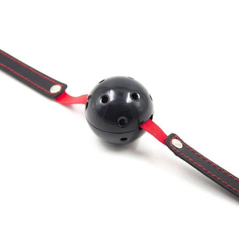 Pin Buckle Breathable O Ring Ball Gag by BDStyle - Bondage Gags and Bits