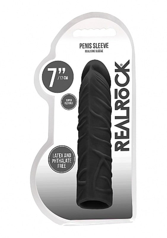 Realrock Skin Penis Sleeve 7 inch - Penis Sleeves and Extenders
