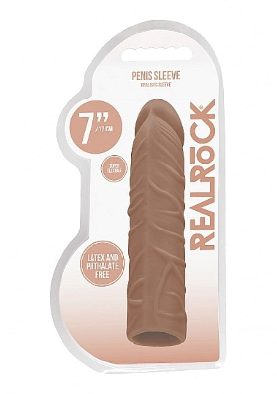 Realrock Skin Penis Sleeve 7 inch - Penis Sleeves and Extenders