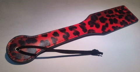Red Leopard Bondage Paddle by BDStyle - Paddles And Slappers