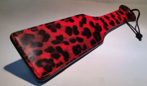 Red Leopard Bondage Paddle by BDStyle - Paddles And Slappers
