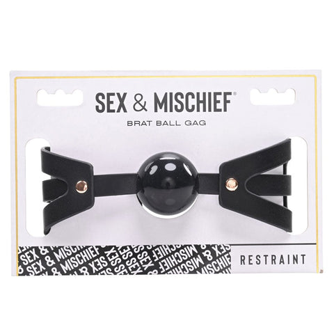 Sex and Mischief Brat Ball Gag by Sportsheets - Bondage Gags and Bits