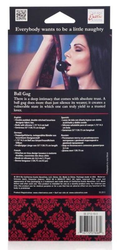 Premium Scandal Ball Gag by California Exotics - Bondage Gags and Bits