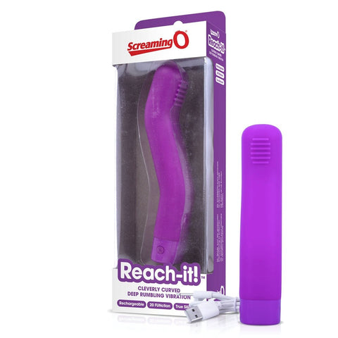 Charged Reach-it Vibrator by Screaming O - G-Spot Vibrators