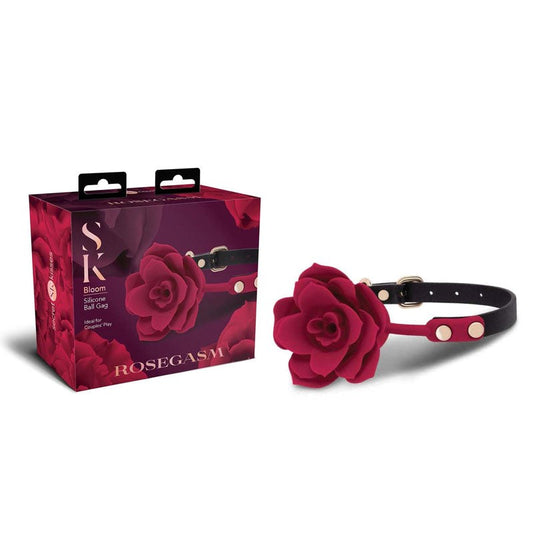Secret Kisses Rosegasm Bloom Silicone Gag by Xgen Products - Bondage Gags and Bits