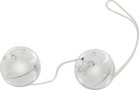Silver Plastic Boxed Duo Ben Wa Balls by Seven Creations - Love Eggs and Kegel Exercisers
