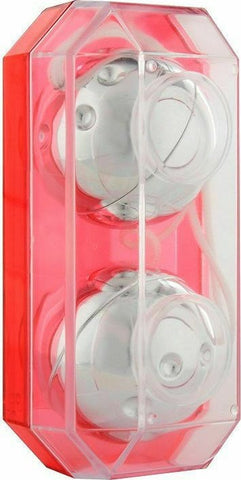 Silver Plastic Boxed Duo Ben Wa Balls by Seven Creations - Love Eggs and Kegel Exercisers