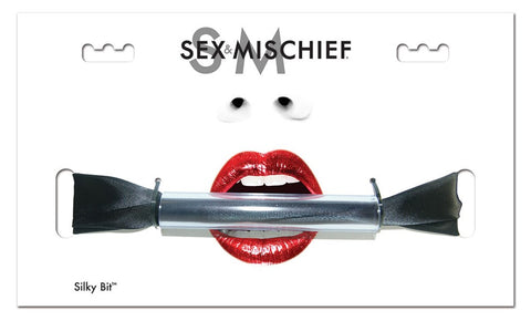 Sex & Mischief Silky Bit Mouth Gag by Sportsheets - Bondage Gags and Bits