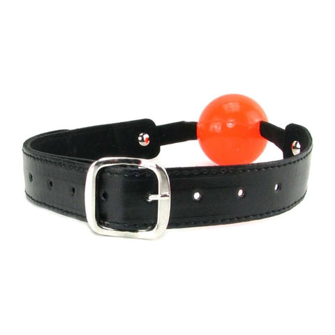 Sex & Mischief Solid Red Ball Gag by Sportsheets - Bondage Gags and Bits