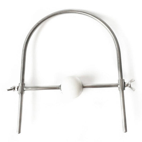 Silicone Ball Gag Stainless Steel Harness by BDStyle - Bondage Gags and Bits