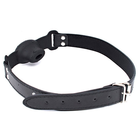 Silicone Ball Gag With Drool Hole by BDStyle - Bondage Gags and Bits