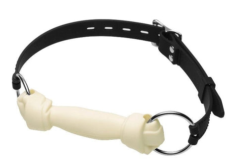 Silicone Bone BDSM Gag by XR Brands - Bondage Gags and Bits