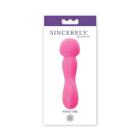 Sincerely Body Wand Vibrator Pink