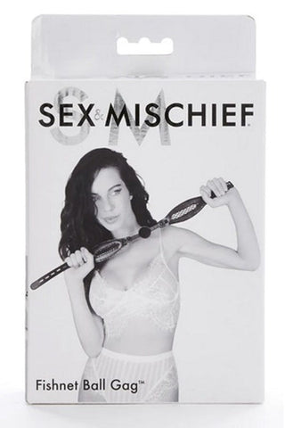 Fishnet Textured Ball Gag by Sportsheets - Bondage Gags and Bits