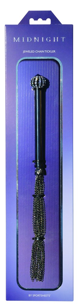 Sportsheets Midnight Jeweled Chain Tickler - Ticklers
