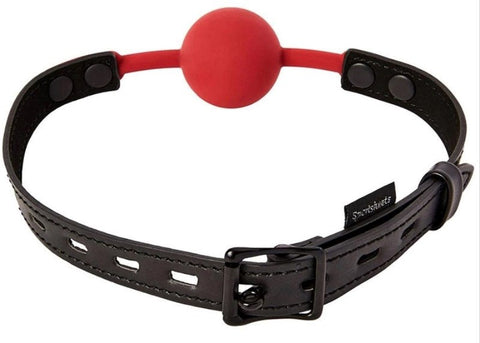 Saffron Silicone Ball Gag by Sportsheets - Bondage Gags and Bits