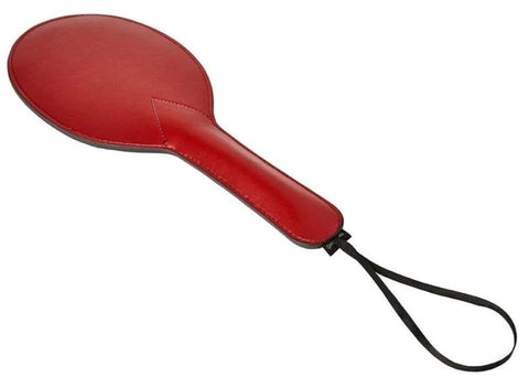 Saffron Ping Pong Leather Paddle by Sportsheets - Paddles And Slappers