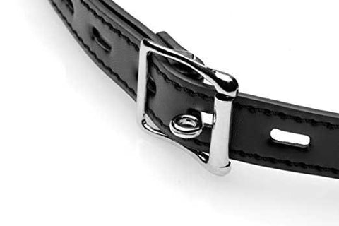 Strict Black Ball Gag With Nipple Clamps by XR Brands - Bondage Gags and Bits