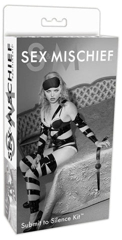 Submit To Silence Bondage Gag Kit by Sportsheets - Bondage Gags and Bits
