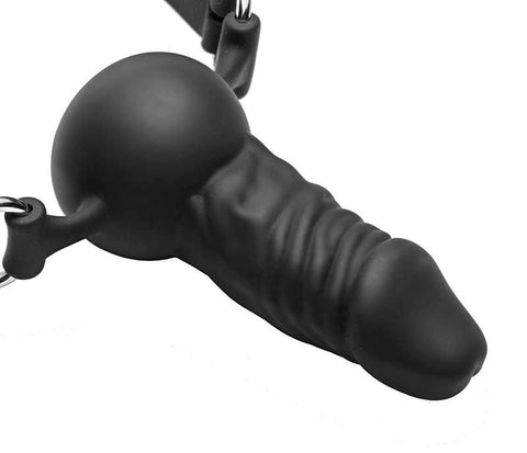 Suppressor Silicone Face Banger Gag by XR Brands - Bondage Gags and Bits