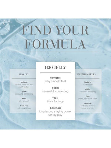 JO H2O Jelly Original 4 fl.oz Water Based Lube - Water Based Lubes