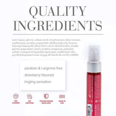 JO Nipple Titillator Strawberry 1fl oz Water Based Lube - Water Based Lubes