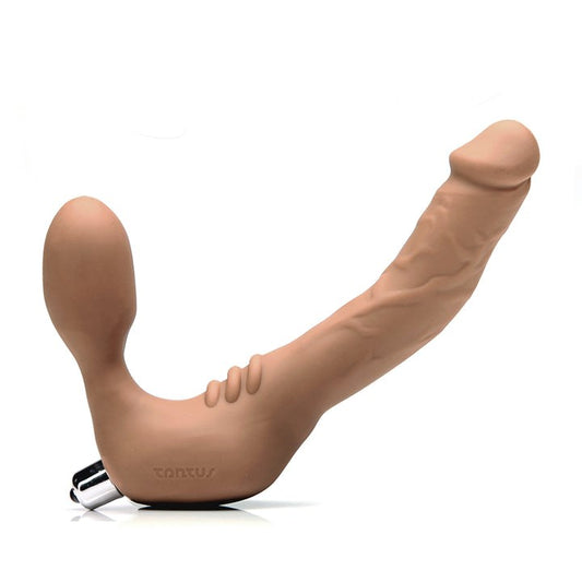 Tantus Real Strapless Slim Vibrating Double Dildo