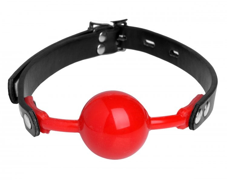 The Hush Gag Silicone Comfort Ball Gag by XR Brands - Bondage Gags and Bits