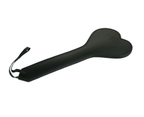 Rimba Heart Discipline Paddle by Hell's Couture - Paddles And Slappers