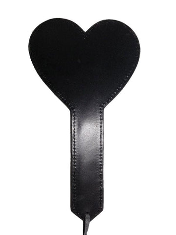 Rimba Heart Discipline Paddle by Hell's Couture - Paddles And Slappers