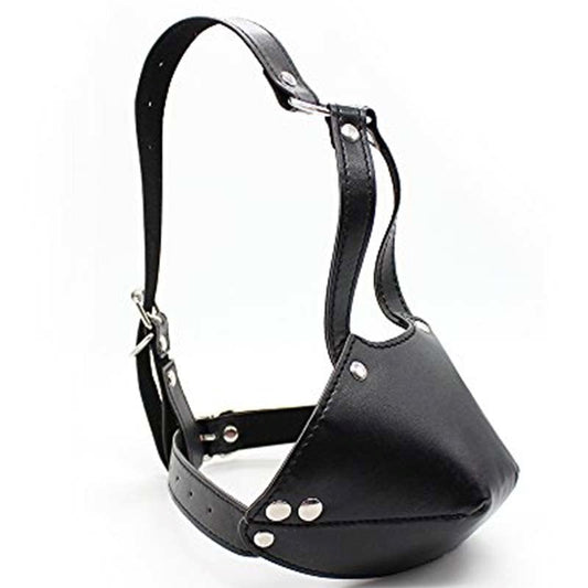 Thin Bondage Face Harness & Ball Gag