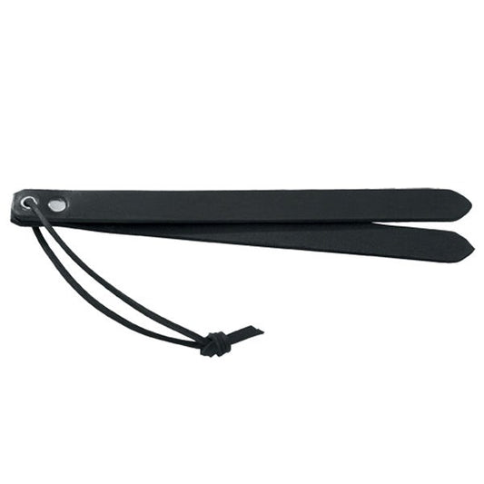 Two Strap Slapper Leather by Spartacus Enterprises - Paddles And Slappers