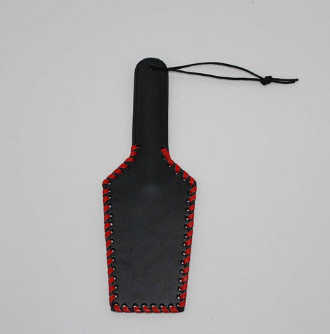 Whip it baby Rectangular 32cm Leather Paddle - Paddles And Slappers