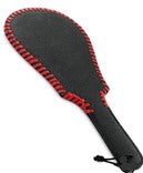 Whipped Ass Oval Leather Paddle 35cm - Paddles And Slappers