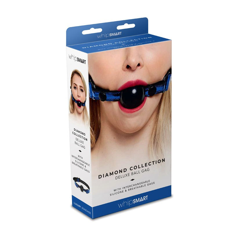 WhipSmart Diamond Ball Gag - Bondage Gags and Bits