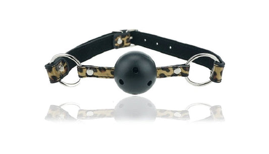 Wild Leopard Ball Gag