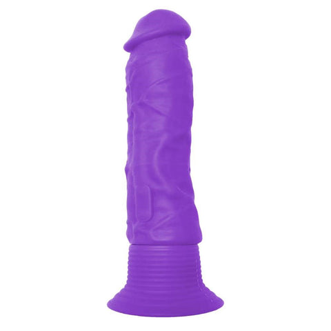 Neon Silicone Wall Banger Vibrating Dildo - Vibrating Dildos
