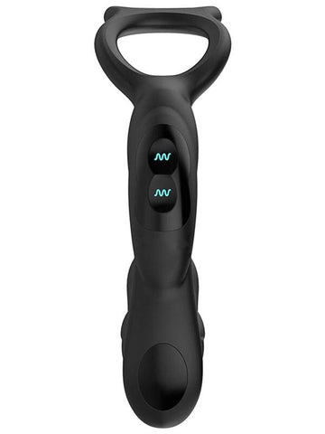 SIMUL8 Vibrating Dual Motor Anal Cock and Ball Toy - Prostate Toys
