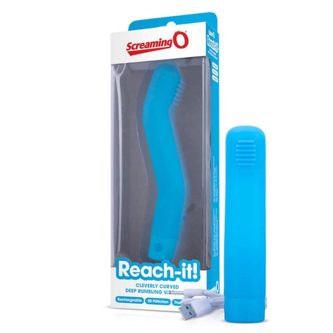 Charged Reach-it Single Vibrator by Screaming O - G-Spot Vibrators