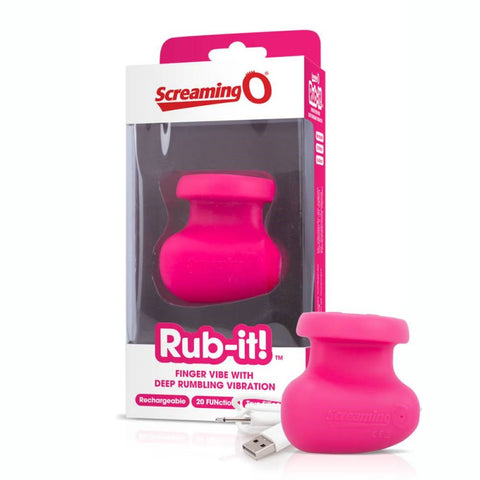 Charged Rub-it Single Finger Vibrator by Screaming O - Finger and Tongue Vibrators