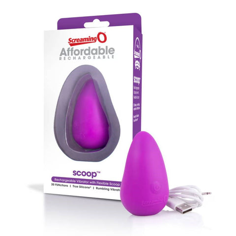Scoop 20 Functions Rechargeable Massager by Screaming O - Personal Massagers