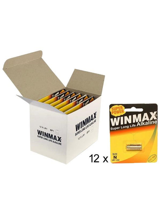 Wincell N Winmax Alkaline BP1 Battery 12 pack