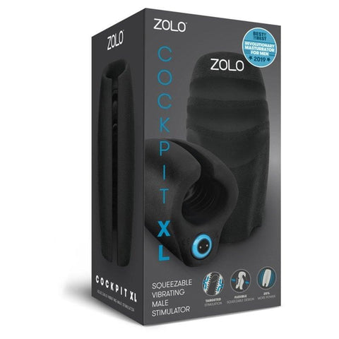 Zolo Cockpit XL Vibrating Male Stroker by Xgen Products - Masturbators and Strokers