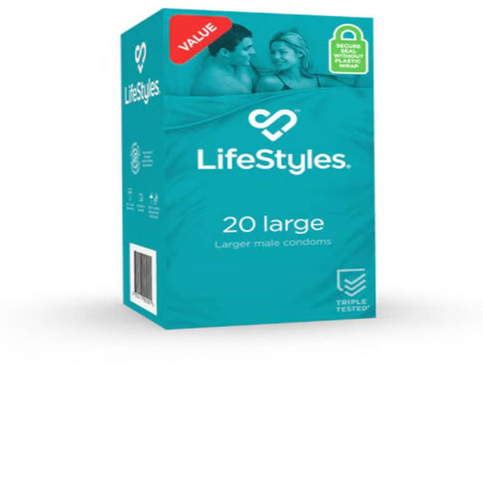 Ansell LifeStyles LARGE 20 Pack Condoms