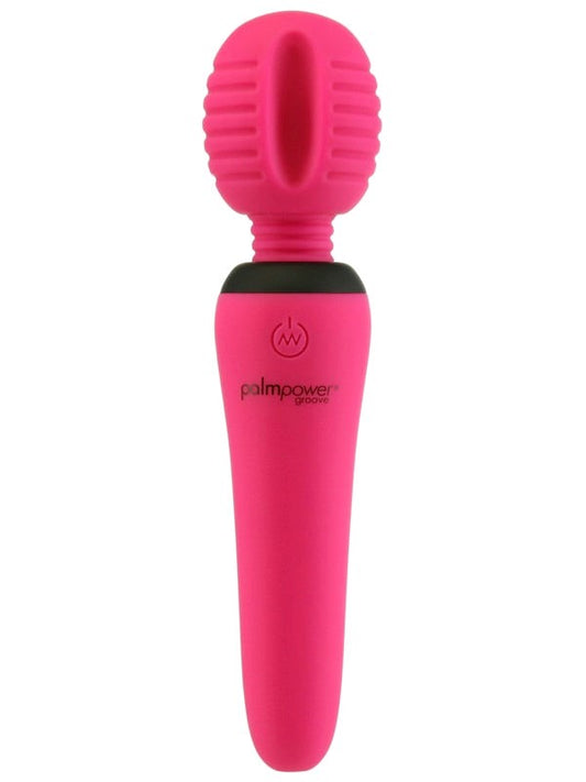 BMS Factory Palm Power Groove Mini Wand Fuchsia