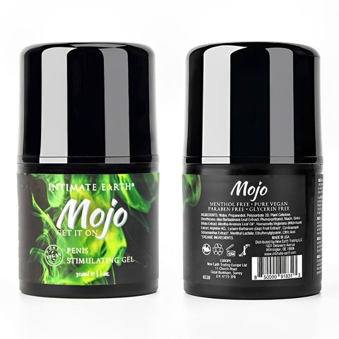 MOJO Niacin and Ginseng Penis Stimulating Gel Lubricant - Massage Oils and Lubricants